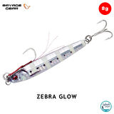 Savage Gear 3D Jig Minnow Baby Jig 8gr 5.4cm Zebra Glow