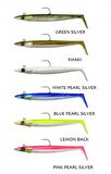 Savage Gear Sandeel V2 14 cm 33 gr 2+1 Savage gear-Blue Pearl Silver