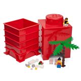 LEGO Storage 5004267 1*1 Red Storage Brick