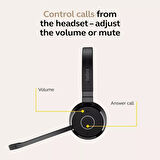 Jabra Evolve 65 TE Kablosuz Stereo Kulaklık Microsoft Teams Sertifikalı