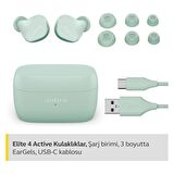 Jabra Elite 4 Active Kulak İçi Bluetooth Kulaklık , Yeşil