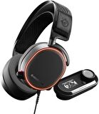 SteelSeries Arctis Pro + Gamedac Hi-Res Mikrofonlu Stereo RGB Gürültü Önleyicili Oyuncu Kulak Üstü Kablolu Kulaklık