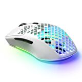 SteelSeries Aerox 3 2022 RGB Kablosuz Beyaz Gaming Mouse