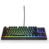 Steelseries Apex 3 TKL Gaming Klavye - 8 Bölge Rgb Aydınlatma - IP32 Suya ve Toza Dayanıklılık - Türkçe Qwerty