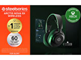 STEELSERIES Arctis Nova 5X Wireless & Bluetooth Kablosuz Kulak Üstü Gaming Kulaklık Siyah