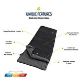 Outwell Celebration Lux Black -10 Ultra Konforlu Uyku Tulumu