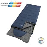 Outwell Contour Lux Yazlık & Kışlık Taraflı -19°C Uyku Tulumu Blue Sol F.