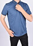 KML-R1000 POLO YAKA 50/1 MERSERİZE TİŞÖRT/LACİVERT-İNDİGO/L