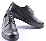 PC-90165 DERİ AYAKKABI /SİYAH/41