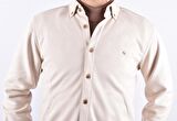 13241 NUBUK LİKRALI GÖMLEK /BEJ/2XL