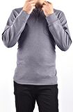 R7280 CEPLİ SWEAT /LACİVERT-GRİ/2XL