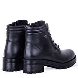Pierre Cardin 54071 Kadın Hakiki Deri Fermuarlı Bağcıklı Bot