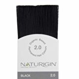 Organik İçerikli Saç Boyası (60 ml) - 2.0 Siyah - Naturigin