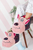 Khayt Angry Dog Rahat Ekose Unisex Panduf Terlik