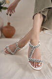 Khayt Isabel Anatomik Fashion Taşlı Günlük Çocuk Sandalet