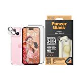 PanzerGlass iPhone 15 UWF Bundle Ekran & Kamera Koruyucu Kapak