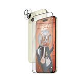 PanzerGlass  2 in 1 Pack iPhone 15 Plus Tam Uyumlu Ekran Koruyucu ve Kolay Hizalayıcı