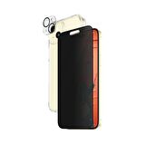 PanzerGlass iPhone 15 Plus UWF Privacy Bundle Ekran & Kamera Koruyucu Kapak