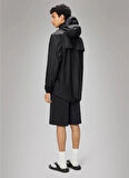 Rains Siyah Erkek Yağmurluk Fishtail Jacket W3