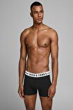 Jack & Jones Siyah Erkek Boxer 12075392 JACSENSE TRUNKS NOOS