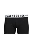 Jack & Jones Siyah Erkek Boxer 12075392 JACSENSE TRUNKS NOOS