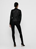 Only Kadın Ceket Onlbandit Faux Leather Biker Otw Noos