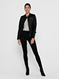 Only Kadın Ceket Onlbandit Faux Leather Biker Otw Noos