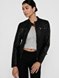 Only Kadın Ceket Onlbandit Faux Leather Biker Otw Noos
