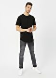 Only & Sons Bisiklet Yaka Düz Siyah Erkek T-Shirt
