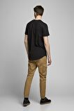 Jack & Jones Erkek Siyah Uzun T-shirt - 12113648-Black