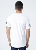 Jack & Jones 12116021 Jcoboro Tee Ss Crew Neck Bisiklet Yaka Düz Beyaz Erkek T-Shirt
