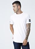 Jack & Jones 12116021 Jcoboro Tee Ss Crew Neck Bisiklet Yaka Düz Beyaz Erkek T-Shirt