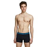 Jack & Jones Erkek 3'lü Boxer 12127816 Asfalt