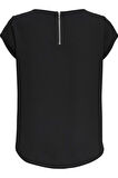 ONLVIC S/S SOLID TOP NOOS PTM SİYAH