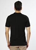 Jack & Jones Polo yaka Yaka Düz Siyah Erkek T-Shirt 12136516 JJEBASIC