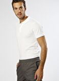 Jack & Jones Polo Yaka Düz Beyaz Erkek T-Shirt 12136516 JJEBASIC