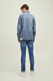 Jack & Jones Normal Kareli Mavi Erkek Gömlek JJESHERIDAN SHIRT L/S NOOS