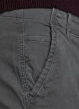 Jack & Jones 12140326_Jjipaul J   Normal Bel  Düz Koyu Gri Erkek Kargo Pantolon