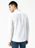 Only & Sons Beyaz Erkek Gömlek - 22012321 Onscaiden Ls Solid Linen S