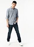Only & Sons Koyu Lacivert Erkek Gömlek 22012321 onsCAIDEN LS SOLID LINEN S