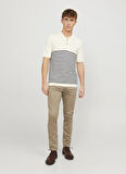 Jack & Jones Bej Erkek Chino Pantolon 12150160_JPSTMARCO BOWIE SA BEIGE N