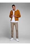 Jack & Jones Erkek Günlük Yumuşak Kumaş Bej Pantolon - 12150160sg