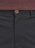 Jack & Jones Normal Bel Standart Siyah Erkek Chino Pantolon 12150158_JPSTMARCO JJBOWIE SA BLACK