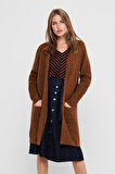 ONLJADE L/S CARDIGAN KNT NOOS KAHVERENGİ 15179815