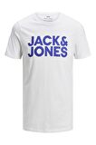 Jack&Jones Erkek Baskılı Tişört Büyük Logo 12151955 BEYAZ-XXL
