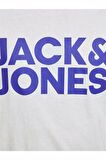 Jack&Jones Erkek Baskılı Tişört Büyük Logo 12151955 BEYAZ-XXL