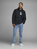 Jack & Jones O Yaka Baskılı Koyu Lacivert Erkek T-Shirt 12151955 JJECORP LOGO TEE SS CREW N