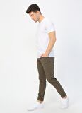 Jack & Jones O Yaka Düz Beyaz Erkek T-Shirt 12156101 JJEORGANIC BASIC TEE SS
