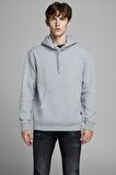 Jack & Jones Erkek Kapüşonlu Sweatshirt - 12161145