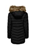 Only Ellan Quilted Hood Fur Kaban